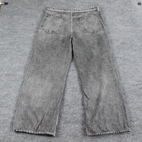 Rag Bone Pants Women 32 Miramar Shea Relaxed Straight Terry Sweatpant Jeans Gray - Picture 6 of 16